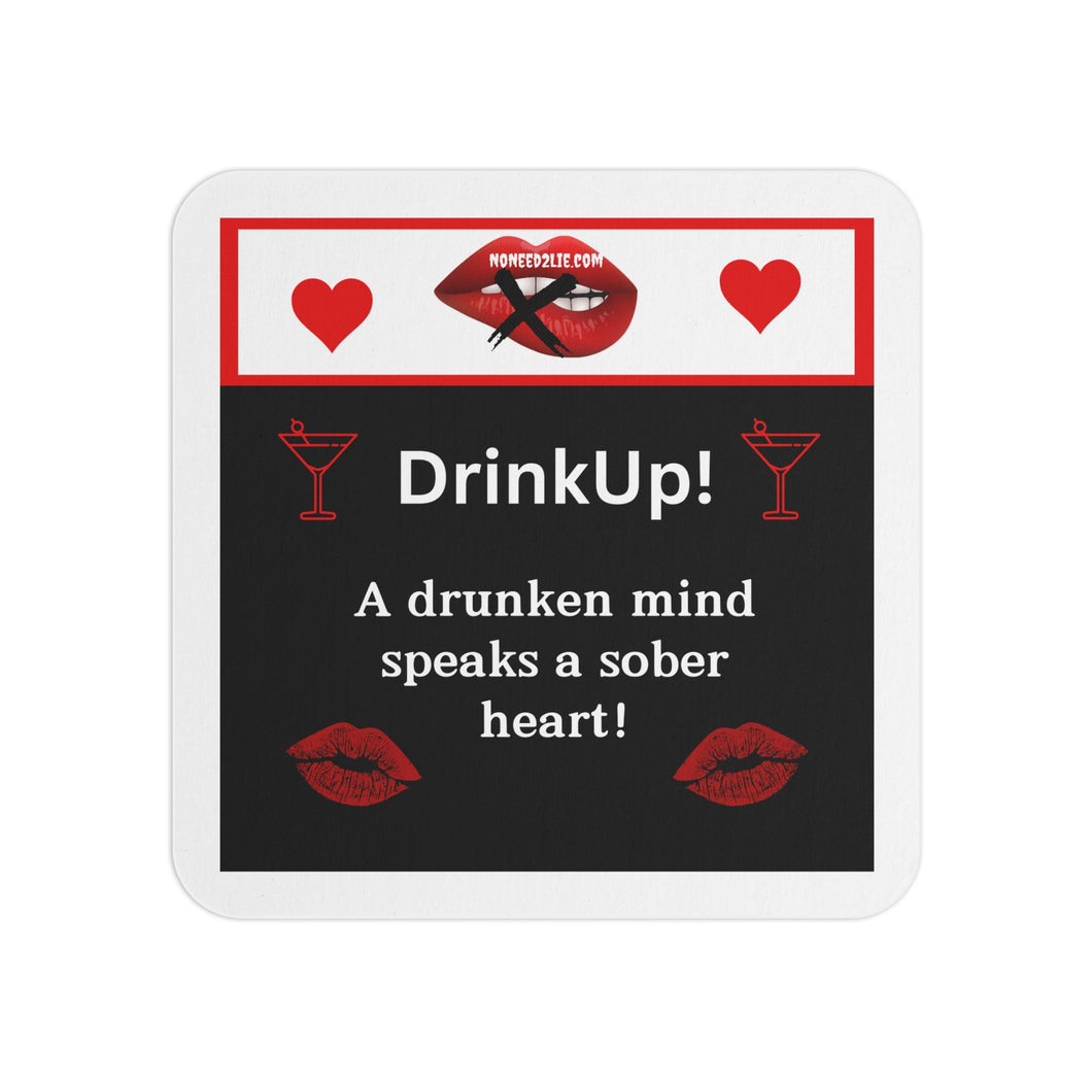 Coasters that keeps people more truthful (50, 100 pcs)