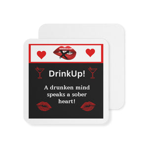 Coasters that keeps people more truthful (50, 100 pcs)