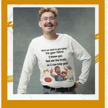 Load image into Gallery viewer, Men&#39;s Jersey Long Sleeve Tee - I&#39;m your father. Tell me the truth...so I can help you.
