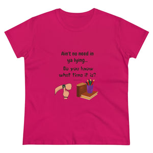 Women's/ Men's Heavy Cotton Tee- "Do you know what time it is?"