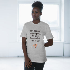 Unisex Deluxe T-shirt - "Do you know what time it is?"